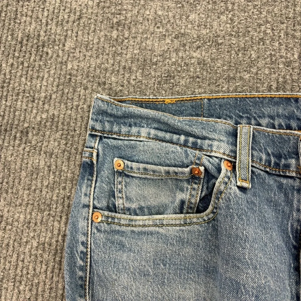 Levis 501 Jeans Mens 32x30 Blue Cotton Denim Straight Leg Casual Classic Style